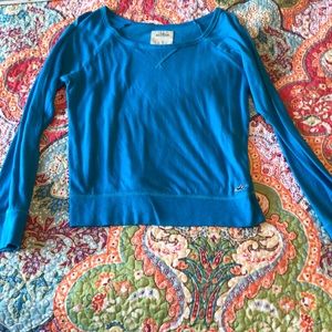 Teal long sleeve shirt